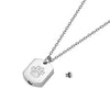 Cremation Tag Necklace for Ashes Stainless Steel Cross Urn Pendant Ashes Holder Memorial Jewelry - Image 2