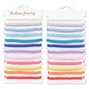 12Pcs/Set Colorful Stone Bracelets Adjustable Rope Braided Bracelet Handmade Bohemia Bracelets with Cards - Image 11