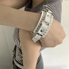Black Leather Wristband Rivet Adjustable Bracelet Cuff Gothic Punk Bracelets Women Men Spikes Stud Bangle Rock Unisex Jewelry - Image 4