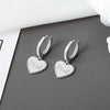 Cute Snowflower Christmas Earring Pave Cubic Zirconia Hoop Earrings for Women Christmas Jewelry - Image 12