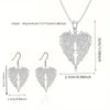 Elegant Angel Wing Heart Shaped Pendant Necklace, Elegant Versatile Banquet Party Daily Wear Jewelry Gift - Image 2