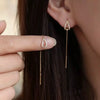 Drop Ear Line Long Hanging Earrings For Women Zircon Crystal Bee Butterfly Flower Piercing Earing Accessories Jewelry - Image 1