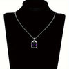 Geometric Cubic Zirconia Pendant Necklace for Women Temperament Female Wedding Neck Accessory Party Jewelry - Image 2