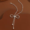 Sparkling Inlaid Zirconia Ribbon Tassel Anklet Women's Delicate Ankle Accessory Wedding Banquet Jewelry Gift - Image 4