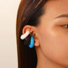 4pcs C Shaped Acrylic Ear Clip for Women Simple Gold Silver Color No Pierced Round Earrings Punk Female Jewelry - Image 9