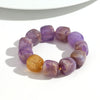 Acrylic Geometric Bead Bracelet with Elastic Stretch Fit - Image 19