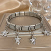 Inlaid Zircon Starfish Turtle Pendant Stainless Steel Cuff Bracelet Bangle For Women Elastic Adjustable Jewelry - Image 15