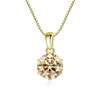 JoyceJelly Pendant Necklace For Women Royal Blue Color Silver Wedding Jewelry - Image 27
