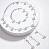 3Pcs/Set Korean Gold Color Pearl Choker Necklace Earring Set For Women Elegant Imitation Pearl Beads Clavicle Chain Jewelry - Image 5