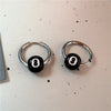 Punk Dangle Edgy Earrings Unique Detachable Stainless Steel Chunky Star Heart Moon Hoop Earrings For Women Men Statement Jewelry - Image 11