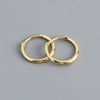 Minimalist Circle Hoop Earrings in Multiple Sizes - Image 13