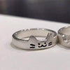 2pcs Cute Cat Dog Animal Couple Ring for Women Men Statement Lover Rings Valentine's Day Party Jewelry Gifts - Image 7