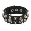 Vintage Leather Bracelets Punk Row Cuspidal Spikes Rivet Stud Wide Cuff PU Leather Punk Gothic Rock Unisex goth accessories - Image 4