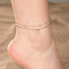 Stainless Steel Anklets for Women Sun Flower Leaves Moon Star Foot Bracelet Jewelry Summer Beach Accessories - Image 40