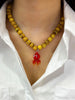 Glass Bead Necklace with Colorful Fish Pendant - Image 10
