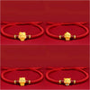 12 Constellation Zodiac Sign Charm Braided Bracelets Men Women Classics Red Rope Bracelet Bangle Birthday Gift Party Jewelry - Image 1