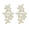 Natural Design Jewelry Full Paved Cubic Zirconia CZ Bloom Flower Sparking Bling Earring For Women Girl - Image 25