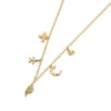 Shell Flower Airplane Star Charm Bracelet Stainless Steel Zircon Jewelry For Women - Image 16