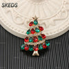 Skeds Summer Christmas Tree Brooch Jewelry Women's Pin Badges Wedding Corsage - Image 3