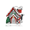 Silver Christmas Charms Santa Reindeer Sleigh Bell Gingerbread Tree Stocking Candy Cane Pendant Fit Bracelet Jewelry Gift - Image 34