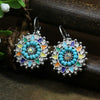 39 Styles Bohemian Vintage Tibetan Silver Geometric Drop Earrings For Women Ethnic Blue Stone Tassel Dangle Earrings Jewelry - Image 10