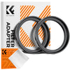 Step Up Ring Aviation-grade Aluminum Filter Adapter Ring 2-pack Cleaning Cloth Lens Ring for ND Cpl UV Lenses Filter - Image 31