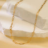 Stainless Steel Chain Necklace in Paperclip Box or Twisted Link Styles - Image 47