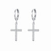 Crmya Cute Cubic Zirconia CZ Gold Silver Plated Hoop Drop Earrings For Women Dangle Earring Jewelry - Image 30