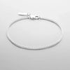 White Golden Men's Stainless Steel Accessories 1.5MM Box Chain Square Pendant Bracelet in Gift Jewelry - Image 5