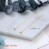 Simple Style Box Chain Tassel Drop Earrings For Women Long Dangle Earring Piercing Line Accessories Thin Mini Ear Jewelry - Image 27