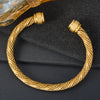 Stainless Steel Gold Color Wire Knot Bracelet Hip Hop Women Men Open Cuff Bangle Pulseira Bileklik Jewelry Gifts - Image 11