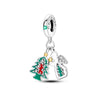 Silver Charm Christmas Santa Claus Reindeer Snowman Winter Bead Pendant Fit Bracelet Bangle Jewelry - Image 19