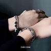 Double-Layer Bead Bracelet For Man Woman Korean Design Titanium Steel Couple Bracelet Kpop Gift - Image 4