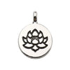 10/22-Piece Antique Silvery Lotus Charms Pendant Set for Handmade Jewelry Crafting (Necklaces/Bracelets/Earrings) - Image 16