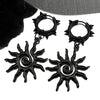 Punk Spike Rivet Hoop Earrings For Women Men Ear Studs Stainless Steel Gothic Hip Hop European and American Earring Jewelry Gift - Image 22