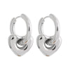 Star Moon Heart Pendant Drop Hoop Huggie Earrings Gold Plated Stainless Steel Charm Jewelry - Image 8