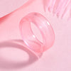 Korean Colorful Transparent Resin Acrylic Rings Set for Women Geometric Thin Round Ring Wedding Jewelry - Image 10