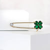 Rhinestone Four Leaf Clover Pins for Women Unisex Plant Animal Star Brooches Event Party Backpack Decoration Clothes Accessories - Image 29