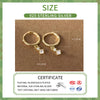 Silver Zircon Hoop Earrings For Women Punk Jewelry Gold Accessories - Image 2