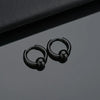 2pcs Stainless Steel Hoop Earrings For Men Small Circle Metal Ball Anti-allergic Ear Buckle Rock Hip Hop Artificial Jewelry - Image 11