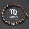Hand Knitted 12 Zodiac Bracelets Hematite Stainless Steel Leo Libra Bracelet Couples Friendship Gifts Bracelets Jewelry - Image 16