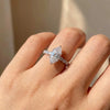 Silver Design Marquise Cubic Zirconia Set Rings for Women Modern Bridal Wedding Sparkling Jewelry - Image 4