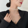 Imitaition Pearl Necklace for Women Simple Collarbone Chain White Choker Necklaces Wedding Jewelry - Image 5