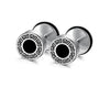 8 Pairs Earrings for Men Steel Mens Black Earrings Multipack Stud Huggie Small Hoop Earrings Set - Image 8