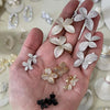 Natural Design Jewelry Full Paved Cubic Zirconia CZ Bloom Flower Sparking Bling Earring For Women Girl - Image 2