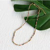 Vintage Unique Stones Simple Choker Necklaces Women Beaded Collar Necklace Jewelry - Image 1