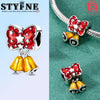 Silver Charms Beads Snowman Christmas Halloween Charm Pendent Fit Charm Bracelet Women Jewelry Gift - Image 12