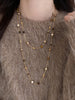 Autumn and Winter Long Tiger Eye Stone Pearl Beads Long Sweater Chain For Women's Necklace Jewelry Accessories - Image 2