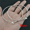 Large Circle Clip-On Earrings with Metallic Finish - Image 13