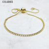 10 pieces Slim Colors zircon tennis bracelets zirconia crystal women bracelet Summer jewelry accessories 40083 - Image 5